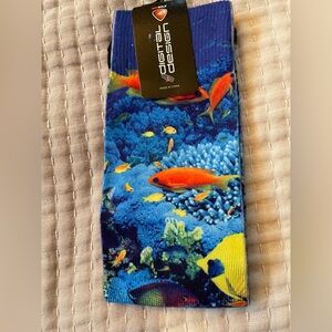 Digital Design Colorful Fish Crew Socks